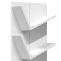 vidaXL Wand-Bücherregal mit 4 Fächern Weiß 33x16x90 cm vidaXL Wand-Bücherregal mit 4 Fächern Weiß 33x16x90 cm