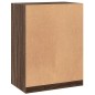 vidaXL Kleiderschrank Braun Eichen-Optik 77x48x102 cm Holzwerkstoff vidaXL Kleiderschrank Braun Eichen-Optik 77x48x102 cm Holzwerkstoff