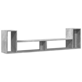 vidaXL TV-Schränke 2 Stk. Betongrau 100x30x50 cm Holzwerkstoff