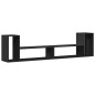 vidaXL TV-Schränke 2 Stk. Schwarz 100x30x50 cm Holzwerkstoff vidaXL TV-Schränke 2 Stk. Schwarz 100x30x50 cm Holzwerkstoff
