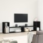 vidaXL TV-Schränke 2 Stk. Schwarz 100x30x50 cm Holzwerkstoff vidaXL TV-Schränke 2 Stk. Schwarz 100x30x50 cm Holzwerkstoff