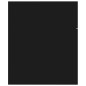 Waschbeckenunterschrank mit Einbaubecken Schwarz Holzwerkstoff Waschbeckenunterschrank mit Einbaubecken Schwarz Holzwerkstoff