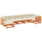 vidaXL 7-tlg. Garten-Sofagarnitur mit Kissen Wachsbraun Kiefernholz vidaXL 7-tlg. Garten-Sofagarnitur mit Kissen Wachsbraun Kiefernholz