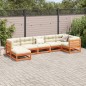 vidaXL 7-tlg. Garten-Sofagarnitur mit Kissen Wachsbraun Kiefernholz vidaXL 7-tlg. Garten-Sofagarnitur mit Kissen Wachsbraun Kiefernholz