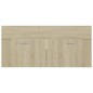 vidaXL Waschbeckenunterschrank Einbaubecken Sonoma-Eiche Holzwerkstoff vidaXL Waschbeckenunterschrank Einbaubecken Sonoma-Eiche Holzwerkstoff