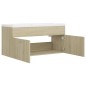 vidaXL Waschbeckenunterschrank Einbaubecken Sonoma-Eiche Holzwerkstoff vidaXL Waschbeckenunterschrank Einbaubecken Sonoma-Eiche Holzwerkstoff