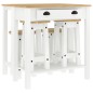vidaXL 5-tlg. Bar-Set Weiß Massivholz Kiefer vidaXL 5-tlg. Bar-Set Weiß Massivholz Kiefer