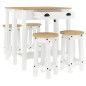 vidaXL 5-tlg. Bar-Set Weiß Massivholz Kiefer vidaXL 5-tlg. Bar-Set Weiß Massivholz Kiefer