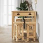 vidaXL 5-tlg. Bar-Set Massivholz Kiefer vidaXL 5-tlg. Bar-Set Massivholz Kiefer