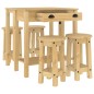 vidaXL 5-tlg. Bar-Set Massivholz Kiefer vidaXL 5-tlg. Bar-Set Massivholz Kiefer