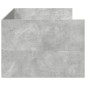 vidaXL Tagesbett mit Schubladen Betongrau 90x190 cm Holzwerkstoff vidaXL Tagesbett mit Schubladen Betongrau 90x190 cm Holzwerkstoff