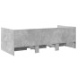 vidaXL Tagesbett mit Schubladen Betongrau 90x190 cm Holzwerkstoff vidaXL Tagesbett mit Schubladen Betongrau 90x190 cm Holzwerkstoff