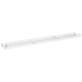 vidaXL Gabionen-Hochbeet Verzinkter Stahl 270x30x10 cm