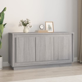 vidaXL Sideboard Grau Sonoma 102x35x55 cm Holzwerkstoff