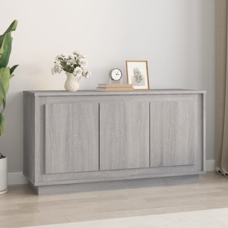 vidaXL Sideboard Grau Sonoma 102x35x55 cm Holzwerkstoff