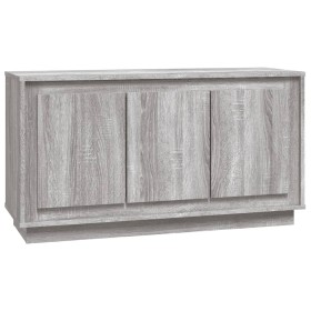 vidaXL Sideboard Grau Sonoma 102x35x55 cm Holzwerkstoff