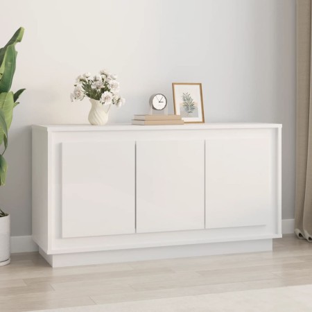 vidaXL Sideboard Hochglanz-Weiß 102x35x55 cm Holzwerkstoff