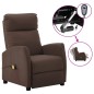 vidaXL Massagesessel Elektrisch Braun Kunstleder vidaXL Massagesessel Elektrisch Braun Kunstleder