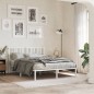 vidaXL Kopfteil Metall Weiß 120 cm vidaXL Kopfteil Metall Weiß 120 cm