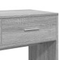 vidaXL Schminktisch mit Spiegel Grau Sonoma 80x39x80 cm vidaXL Schminktisch mit Spiegel Grau Sonoma 80x39x80 cm