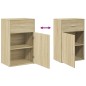 vidaXL Beistellschrank Sonoma-Eiche 56,5x39x90 cm Holzwerkstoff vidaXL Beistellschrank Sonoma-Eiche 56,5x39x90 cm Holzwerkstoff
