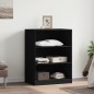 vidaXL Kleiderschrank Schwarz 77x48x102 cm Holzwerkstoff vidaXL Kleiderschrank Schwarz 77x48x102 cm Holzwerkstoff