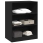 vidaXL Kleiderschrank Schwarz 77x48x102 cm Holzwerkstoff vidaXL Kleiderschrank Schwarz 77x48x102 cm Holzwerkstoff