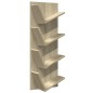 vidaXL Wand-Bücherregal mit 4 Fächern Sonoma-Eiche 33x16x90 cm vidaXL Wand-Bücherregal mit 4 Fächern Sonoma-Eiche 33x16x90 cm