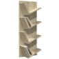 vidaXL Wand-Bücherregal mit 4 Fächern Sonoma-Eiche 33x16x90 cm vidaXL Wand-Bücherregal mit 4 Fächern Sonoma-Eiche 33x16x90 cm