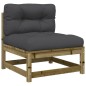 vidaXL 7-tlg. Garten-Sofagarnitur mit Kissen Kiefernholz Imprägniert vidaXL 7-tlg. Garten-Sofagarnitur mit Kissen Kiefernholz Imprägniert