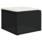 vidaXL 6-tlg. Garten-Sofagarnitur mit Kissen Schwarz Poly Rattan vidaXL 6-tlg. Garten-Sofagarnitur mit Kissen Schwarz Poly Rattan
