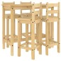 vidaXL 5-tlg. Bar-Set Massivholz Kiefer vidaXL 5-tlg. Bar-Set Massivholz Kiefer