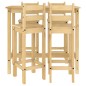 vidaXL 5-tlg. Bar-Set Massivholz Kiefer vidaXL 5-tlg. Bar-Set Massivholz Kiefer