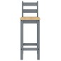 vidaXL 5-tlg. Bar-Set Grau Massivholz Kiefer vidaXL 5-tlg. Bar-Set Grau Massivholz Kiefer