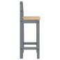vidaXL 5-tlg. Bar-Set Grau Massivholz Kiefer vidaXL 5-tlg. Bar-Set Grau Massivholz Kiefer
