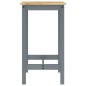 vidaXL 5-tlg. Bar-Set Grau Massivholz Kiefer vidaXL 5-tlg. Bar-Set Grau Massivholz Kiefer