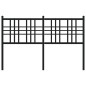 vidaXL Kopfteil Metall Schwarz 140 cm vidaXL Kopfteil Metall Schwarz 140 cm