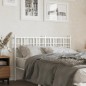 vidaXL Kopfteil Metall Weiß 137 cm vidaXL Kopfteil Metall Weiß 137 cm
