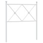 vidaXL Kopfteil Metall Weiß 75 cm vidaXL Kopfteil Metall Weiß 75 cm