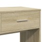 vidaXL Schminktisch mit Spiegel Sonoma-Eiche 80x39x80 cm vidaXL Schminktisch mit Spiegel Sonoma-Eiche 80x39x80 cm