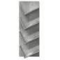 vidaXL Wand-Bücherregal mit 4 Fächern Betongrau 33x16x90 cm vidaXL Wand-Bücherregal mit 4 Fächern Betongrau 33x16x90 cm
