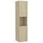 vidaXL Badmöbel-Set Sonoma-Eiche Holzwerkstoff vidaXL Badmöbel-Set Sonoma-Eiche Holzwerkstoff