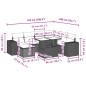 vidaXL 8-tlg. Garten-Sofagarnitur mit Kissen Schwarz Poly Rattan vidaXL 8-tlg. Garten-Sofagarnitur mit Kissen Schwarz Poly Rattan