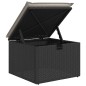 vidaXL 9-tlg. Garten-Sofagarnitur mit Kissen Schwarz Poly Rattan vidaXL 9-tlg. Garten-Sofagarnitur mit Kissen Schwarz Poly Rattan