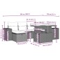 vidaXL 7-tlg. Garten-Sofagarnitur mit Kissen Schwarz Poly Rattan vidaXL 7-tlg. Garten-Sofagarnitur mit Kissen Schwarz Poly Rattan