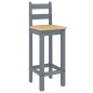 vidaXL 5-tlg. Bar-Set Grau Massivholz Kiefer vidaXL 5-tlg. Bar-Set Grau Massivholz Kiefer