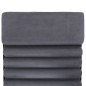 vidaXL Sonnenliegen-Auflage Grau Veloursleder vidaXL Sonnenliegen-Auflage Grau Veloursleder