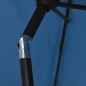 vidaXL Sonnenschirm mit Metall-Mast 300x200 cm Azurblau vidaXL Sonnenschirm mit Metall-Mast 300x200 cm Azurblau
