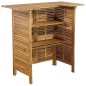 vidaXL 5-tlg. Gartenbar-Set Massivholz Akazie vidaXL 5-tlg. Gartenbar-Set Massivholz Akazie