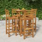 vidaXL 5-tlg. Gartenbar-Set Massivholz Akazie vidaXL 5-tlg. Gartenbar-Set Massivholz Akazie